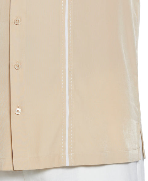 Big & Tall Panel Shirt - Contrast Stitching (Irish Cream) 