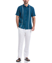 Big & Tall Insert Panel Pickstitch Shirt (Deep Dive) 