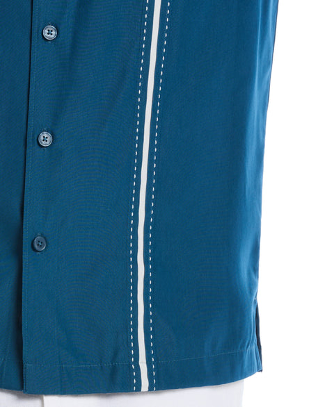 Big & Tall Insert Panel Pickstitch Shirt (Deep Dive) 