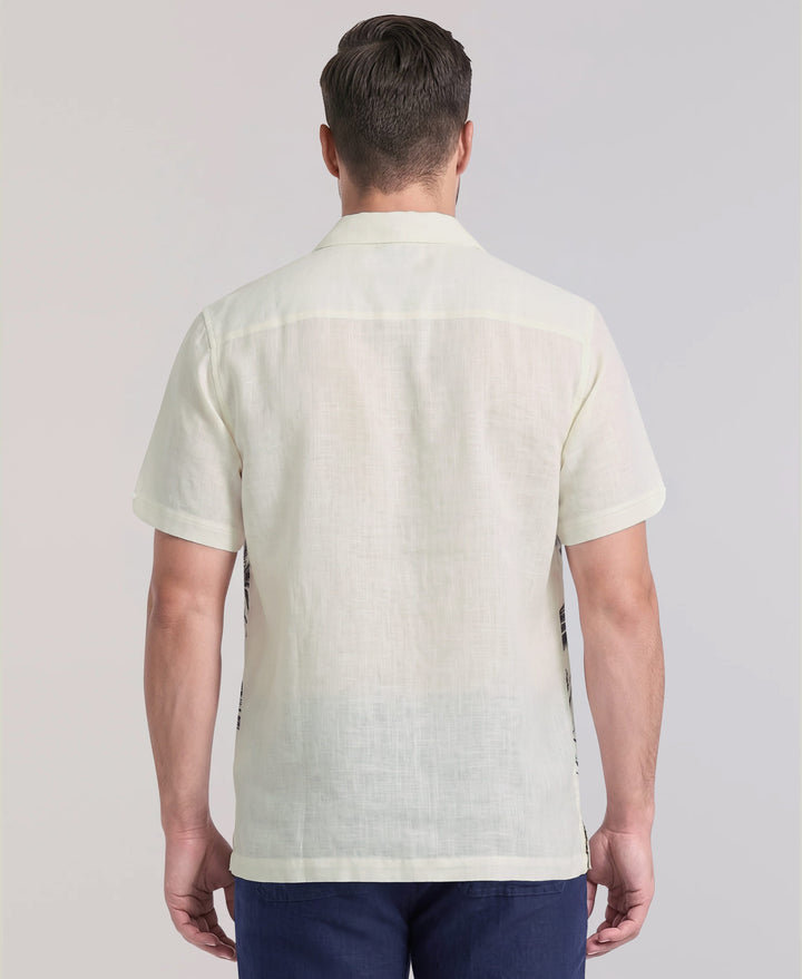 SS V/SLUB SCENIC PRINT (Egret) 