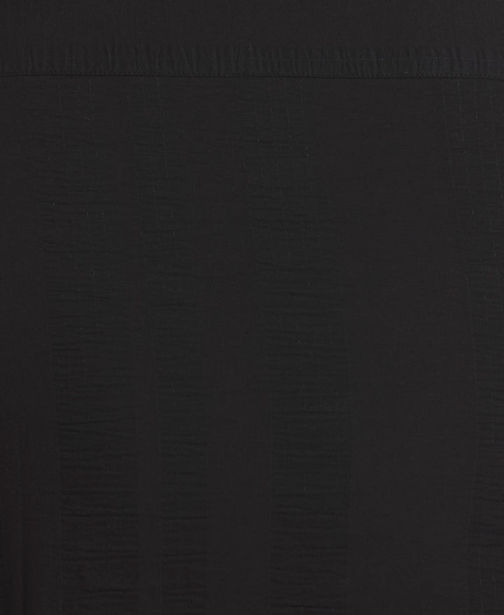 Big & Tall Seersucker Textured Shirt (Jet Black) 