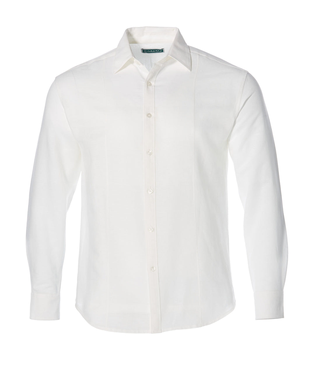 Big & Tall Solid Linen Sport Shirt (Bright White) 