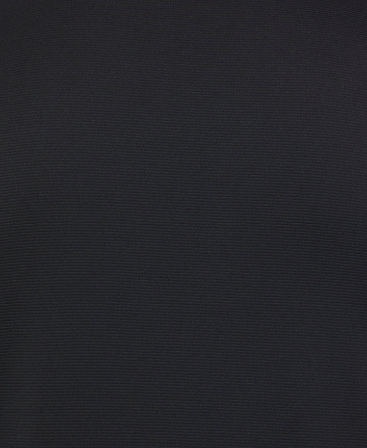 Big & Tall 1/4 Zip Long Sleeve Sweater (Jet Black) 