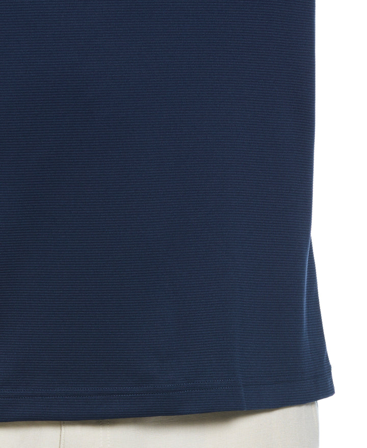 Big & Tall 1/4 Zip Long Sleeve Sweater (Dress Blues) 