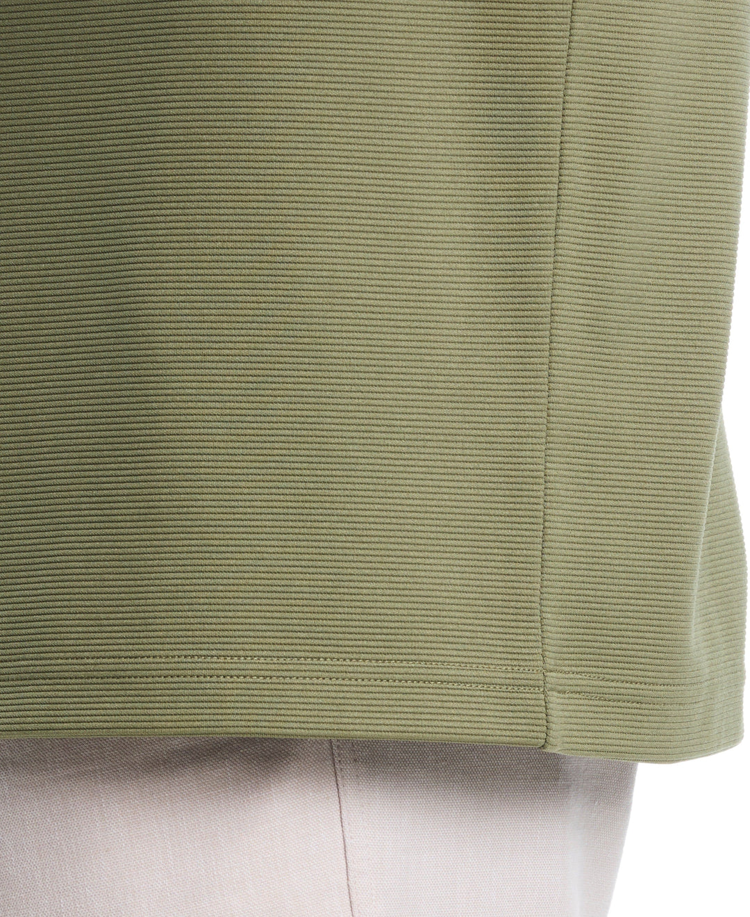 Big & Tall 1/4 Zip Long Sleeve Sweater (Olivine) 