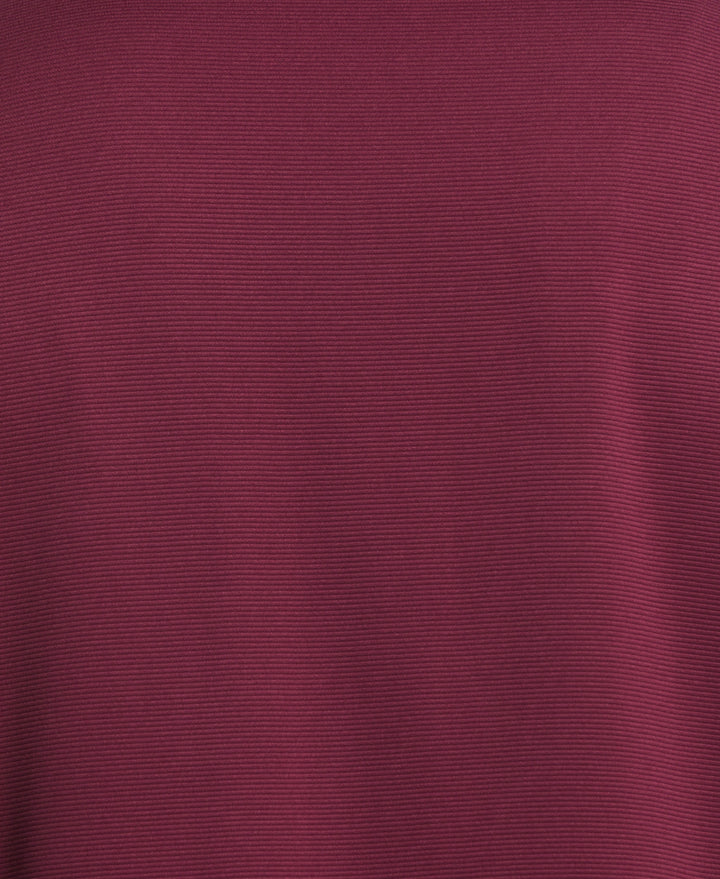 Big & Tall 1/4 Zip Long Sleeve Sweater (Windsor Wine) 