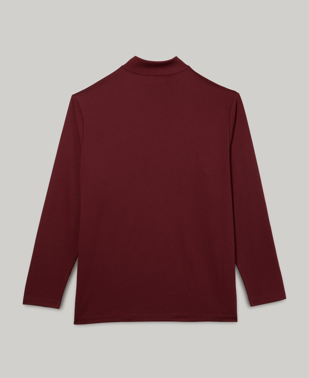 Big & Tall 1/4 Zip Long Sleeve Sweater (Tawny Port) 