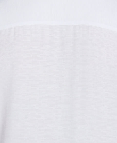 Big & Tall Solid Textured Cuban Collar Shirt (Brilliant White) 