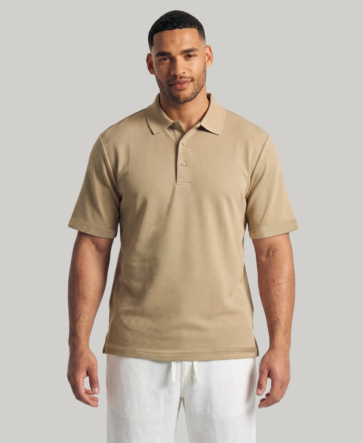 Big & Tall Ottoman Polo Shirt (Chinchilla) 