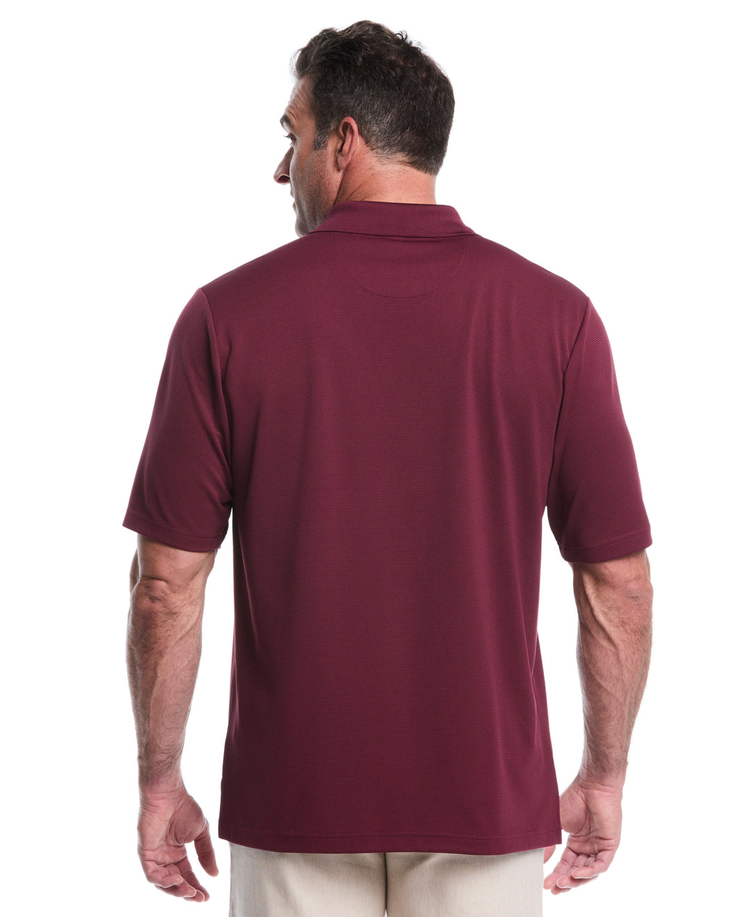 Big & Tall Ottoman Polo Shirt (Windsor Wine) 