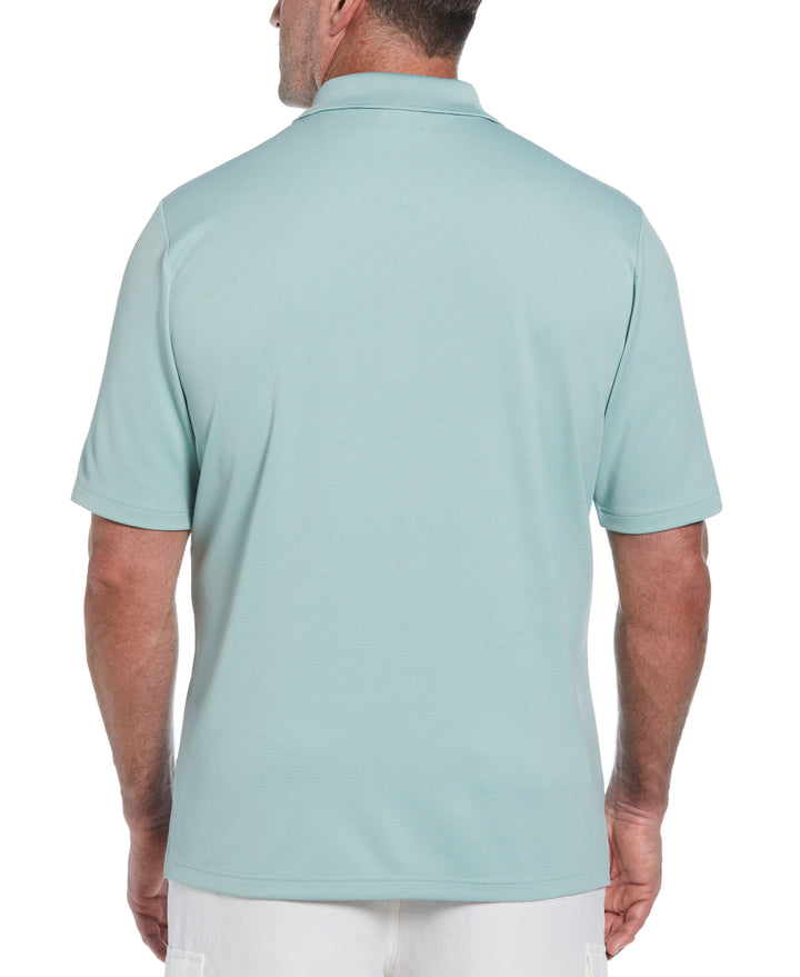 Big & Tall Ottoman Polo Shirt (Blue Surf) 