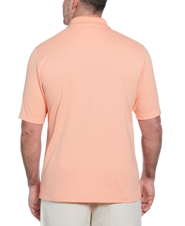 Big & Tall Ottoman Polo Shirt (Peach Pink) 