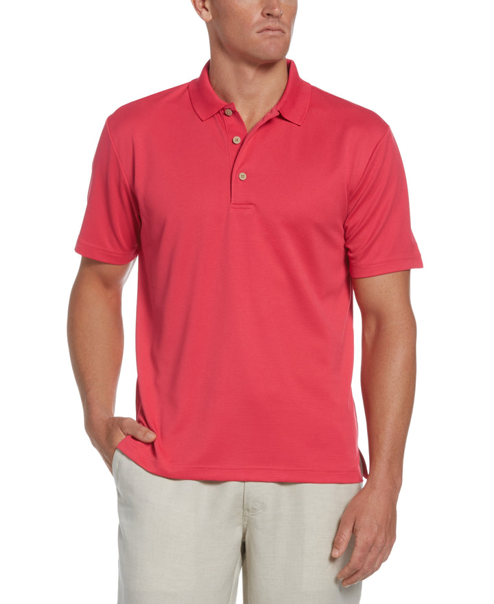 Big & Tall Solid Textured Polo-Polos-Raspberry Wine-2X-Cubavera