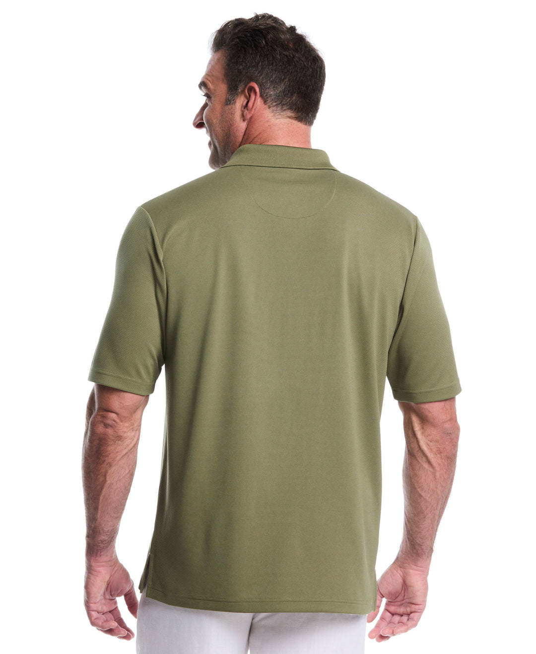 Big & Tall Ottoman Polo Shirt (Olivine) 