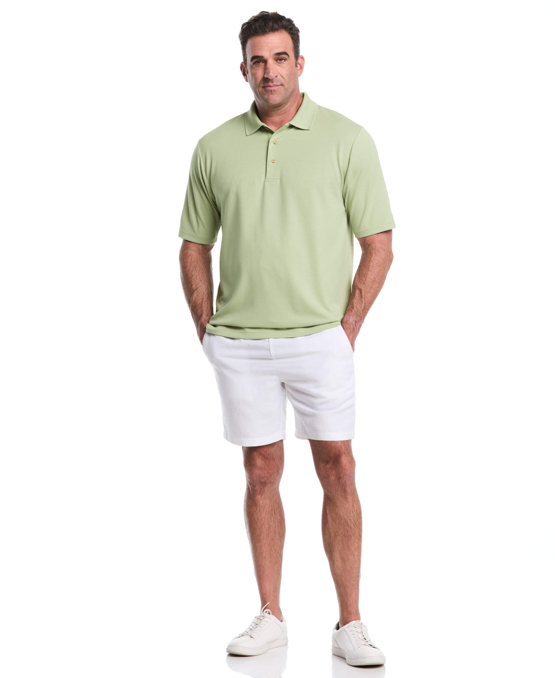 Big & Tall Ottoman Polo Shirt (Reseda) 