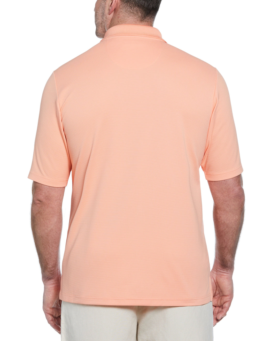 Big & Tall Ottoman Polo Shirt (Peach Pink) 