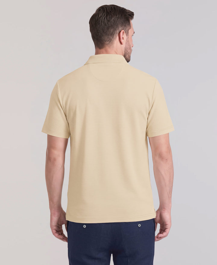 Solid Textured Polo (Rainy Day) 