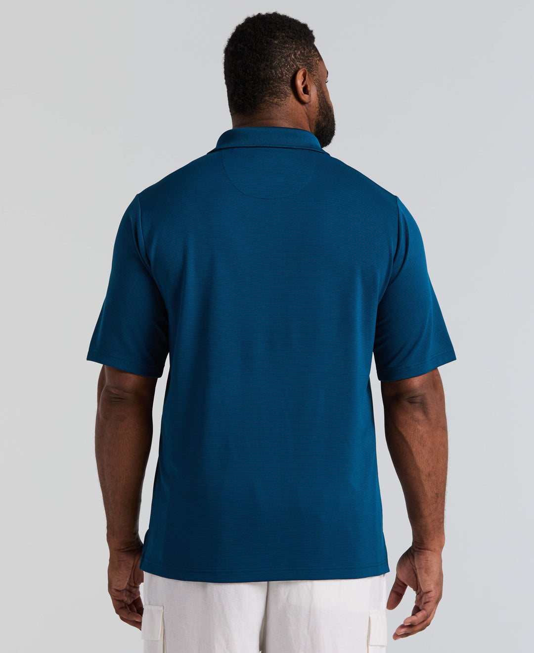 Big & Tall Ottoman Polo Shirt (Sailor Blue) 
