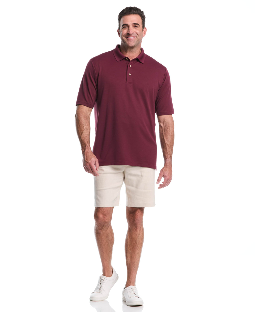 Big & Tall Ottoman Polo Shirt (Windsor Wine) 