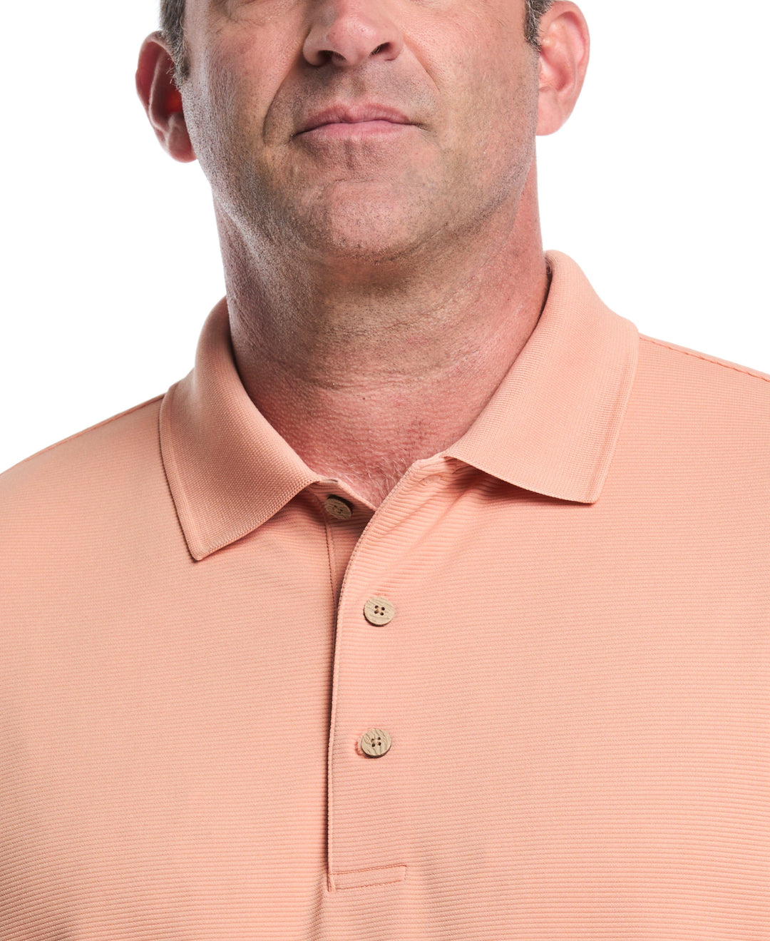 Big & Tall Ottoman Polo Shirt (Dusty Coral) 