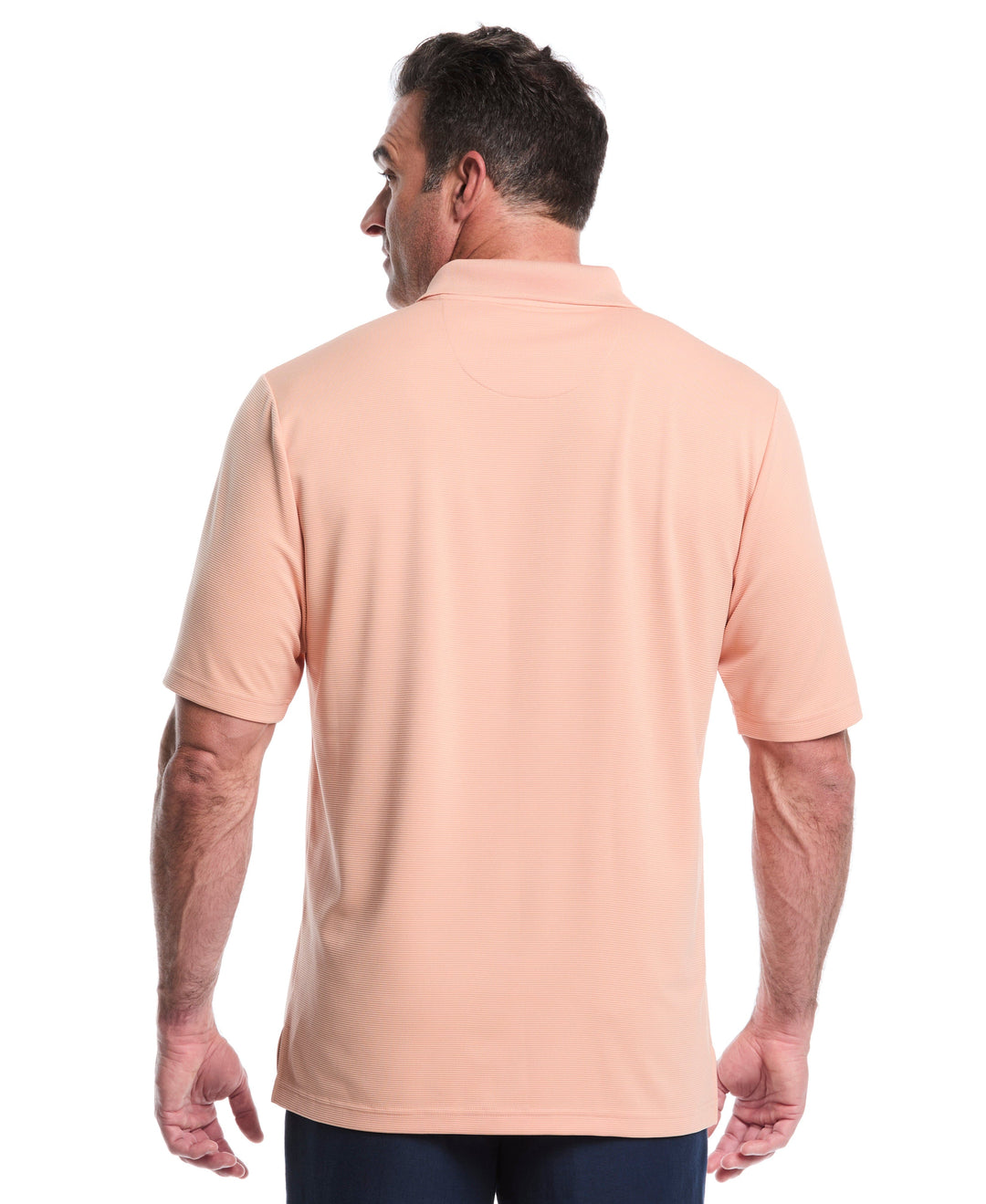 Big & Tall Ottoman Polo Shirt (Dusty Coral) 