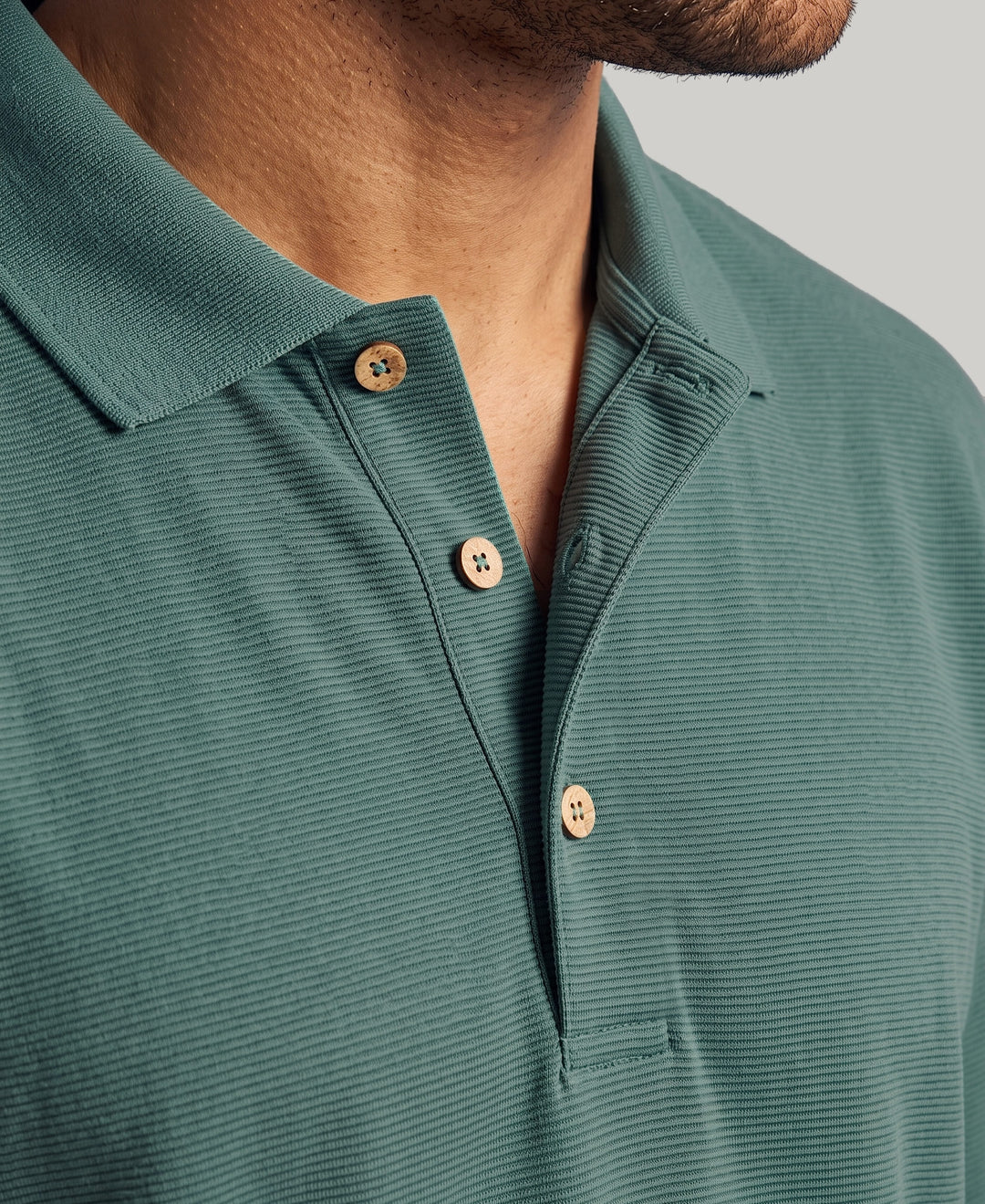 Big & Tall Ottoman Polo Shirt (Sagebrush Green) 