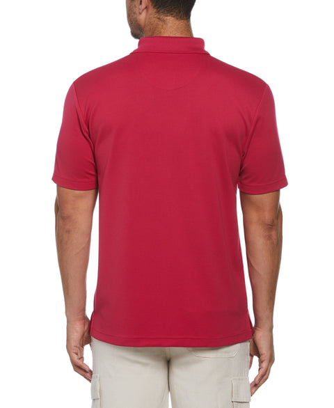 Big & Tall Solid Textured Polo-Polos-Cubavera