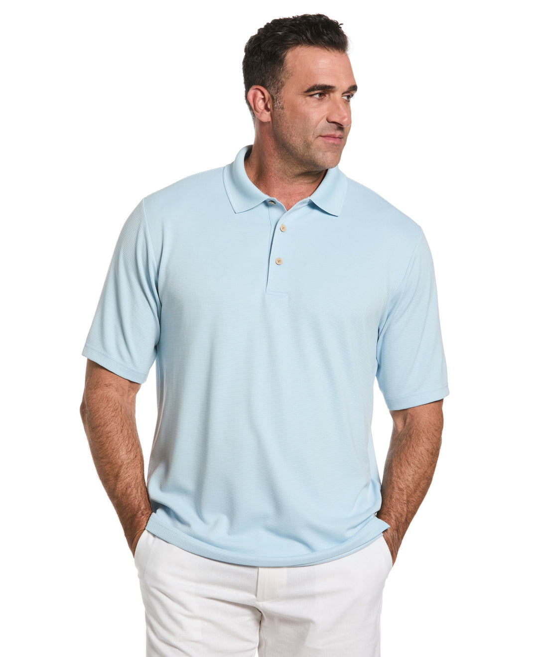 Big & Tall Ottoman Polo Shirt (Dream Blue) 
