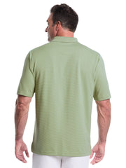 Big & Tall Solid Textured Polo-Polos-Cubavera