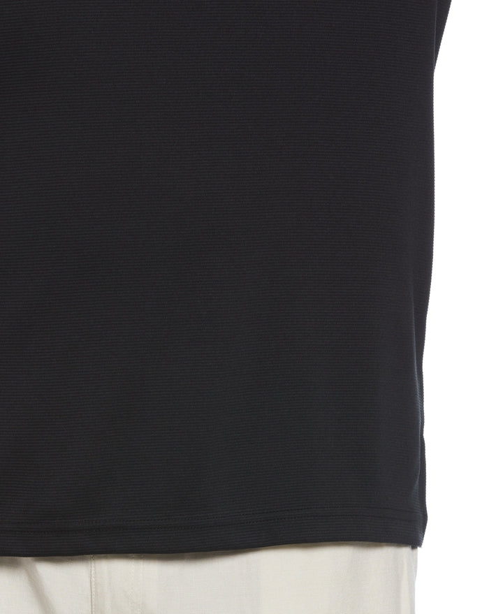 Big & Tall Ottoman Polo Shirt (Jet Black) 