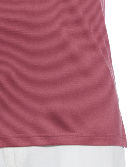 Big & Tall Solid Textured Polo (Hawthorn Rose) 