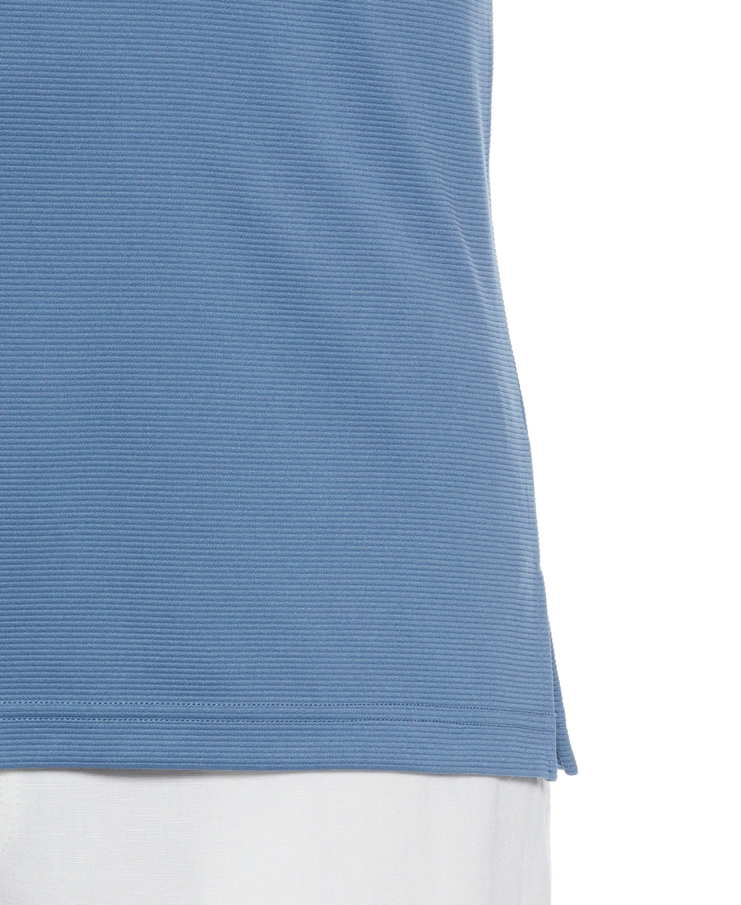 Big & Tall Solid Textured Polo (Captains Blue) 