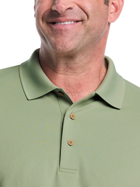 Big & Tall Solid Textured Polo-Polos-Cubavera