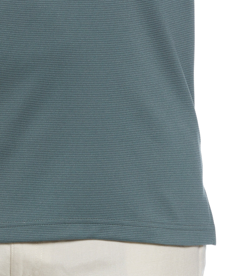 Big & Tall Solid Textured Polo (Balsam Green) 
