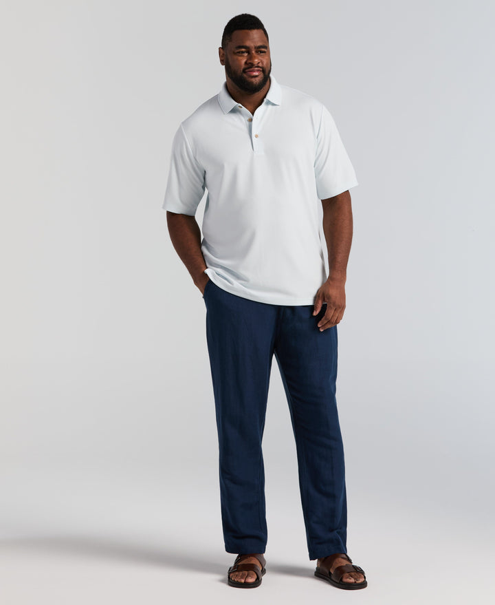 Big & Tall Ottoman Polo Shirt (Ice Melt) 