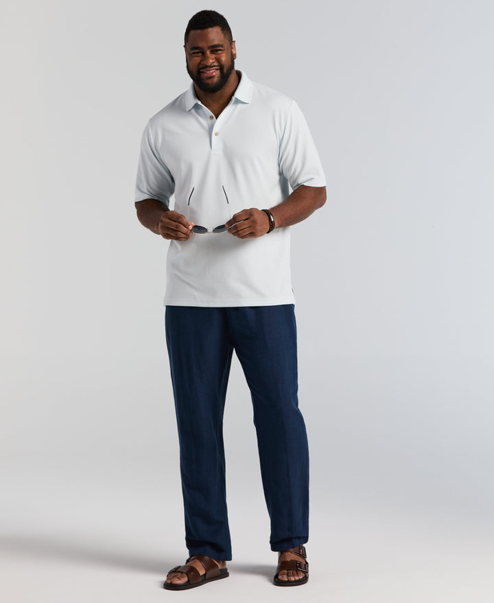 Big & Tall Ottoman Polo Shirt (Ice Melt) 