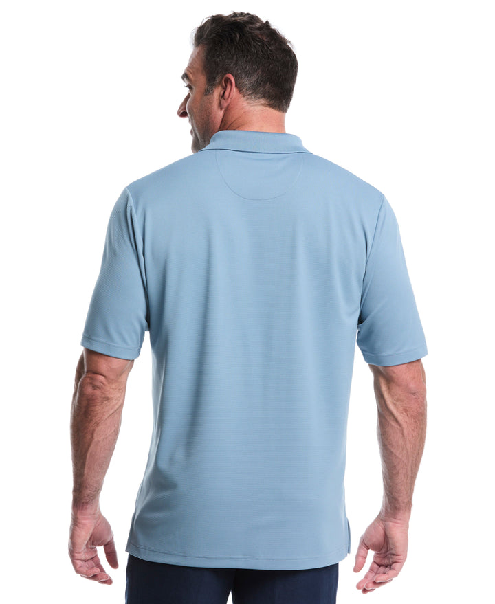 Big & Tall Ottoman Polo Shirt (Windward Blue) 