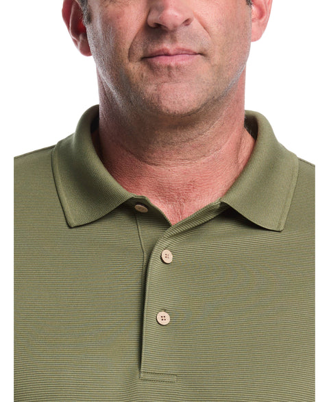 Big & Tall Solid Textured Polo-Polos-Cubavera