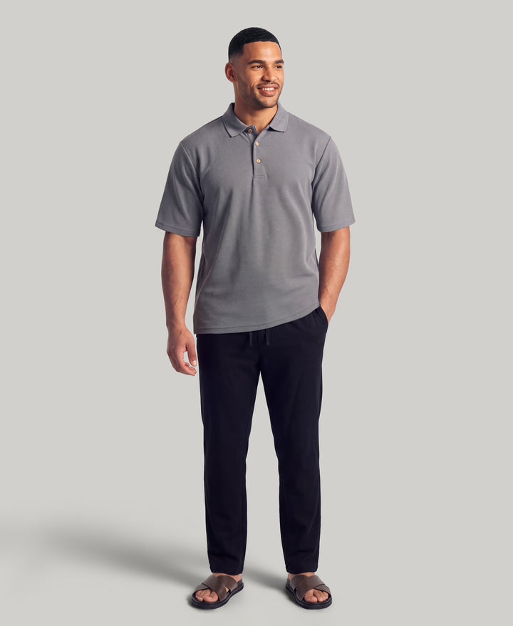 Big & Tall Ottoman Polo Shirt (Quiet Shade) 