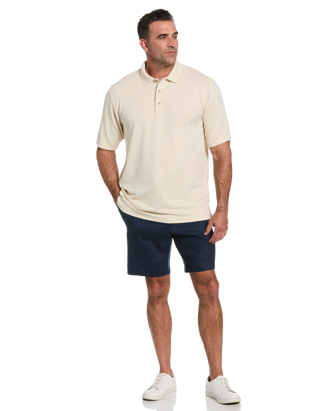 Big & Tall Ottoman Polo Shirt (Summer Sand) 
