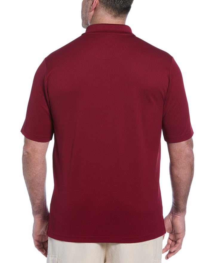 Big & Tall Ottoman Polo Shirt (Biking Red) 