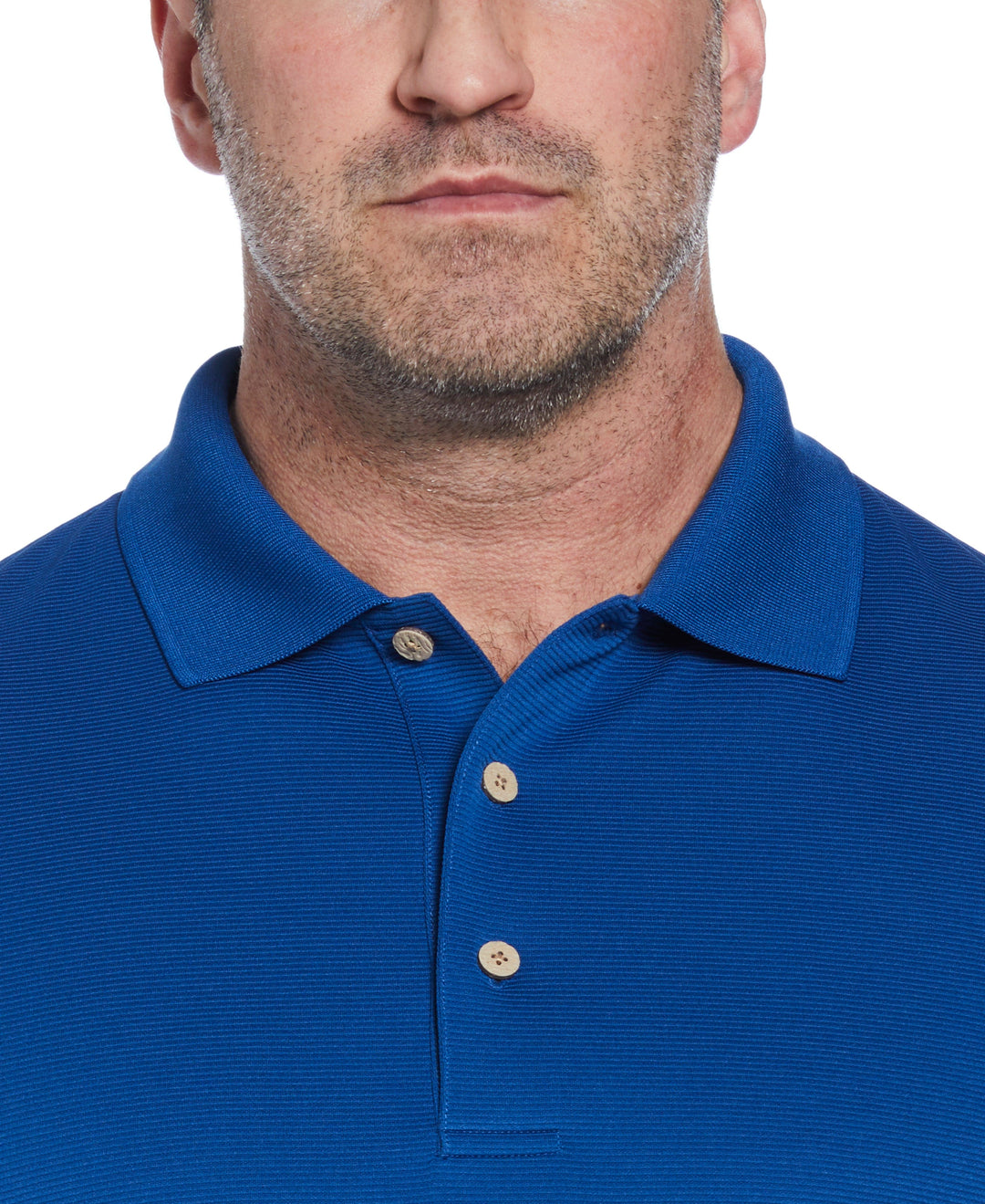 Big & Tall Ottoman Polo Shirt (True Blue) 