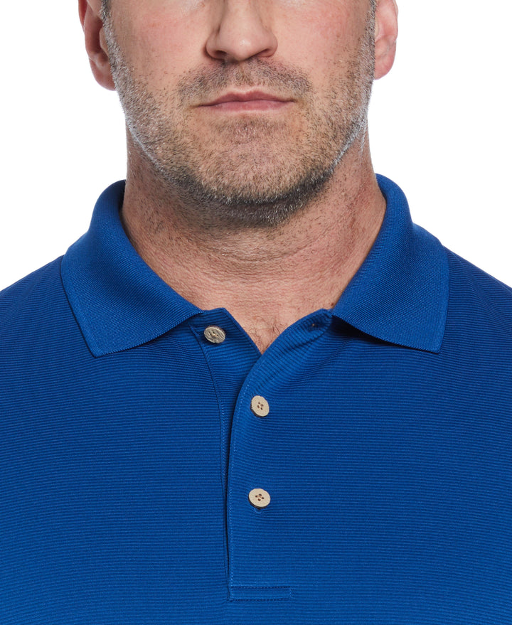 Big & Tall Ottoman Polo Shirt (True Blue) 