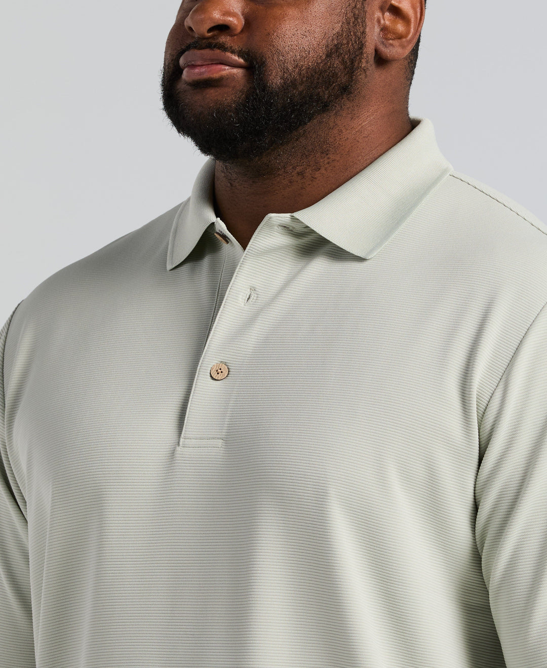 Big & Tall Ottoman Polo Shirt (Mercury) 