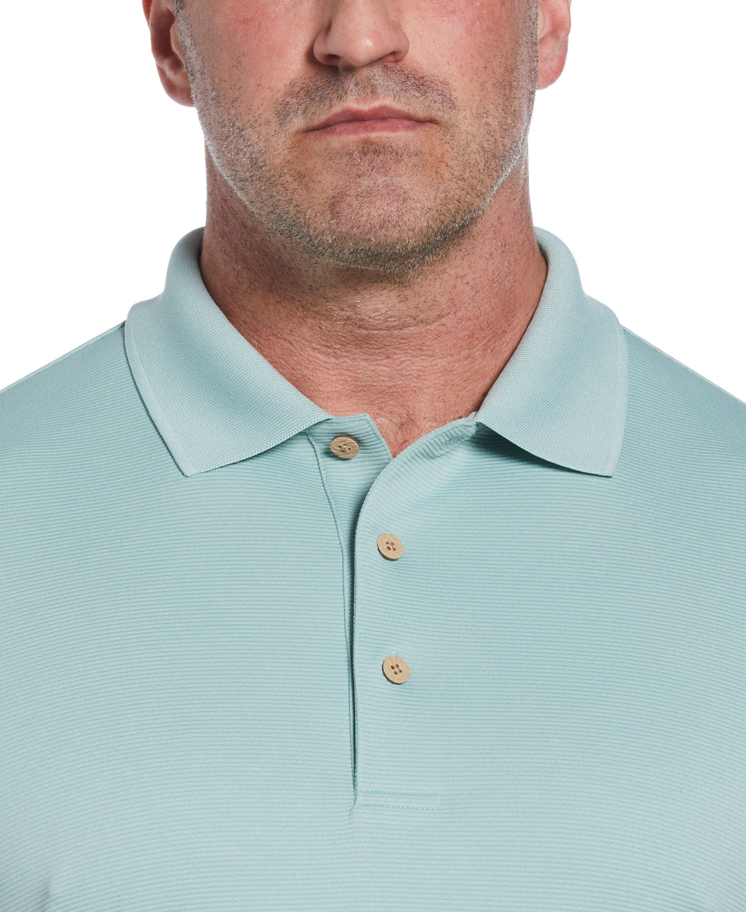 Big & Tall Ottoman Polo Shirt (Blue Surf) 