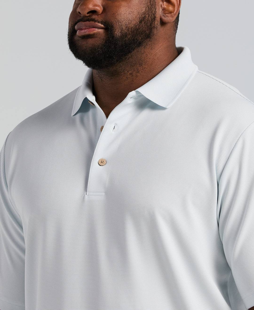 Big & Tall Ottoman Polo Shirt (Ice Melt) 