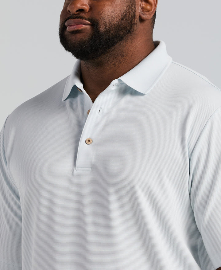 Big & Tall Ottoman Polo Shirt (Ice Melt) 