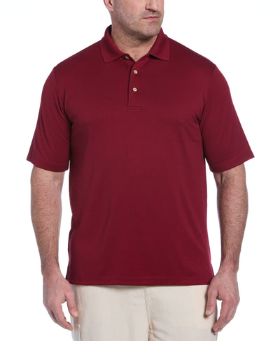 Big & Tall Solid Textured Polo
