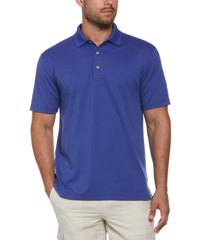 Big & Tall Solid Textured Polo-Polos-Cubavera