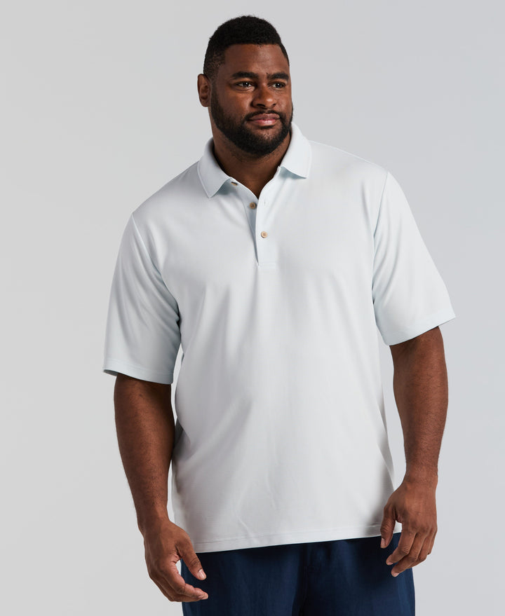 Big & Tall Ottoman Polo Shirt (Ice Melt) 